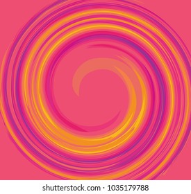 abstract background, colorful candy twist, pink and yellow swirl of colors