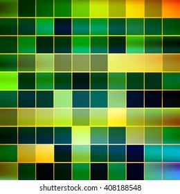 Abstract background of colorful cells, vector illustration.