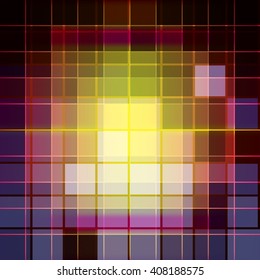 Abstract background of colorful cells, vector illustration.
