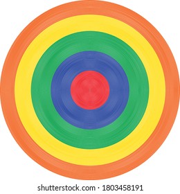 abstract background colorful circle illustration vector