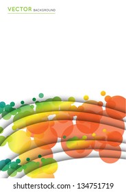 abstract background with colorful circles