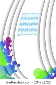 abstract background with colorful circles