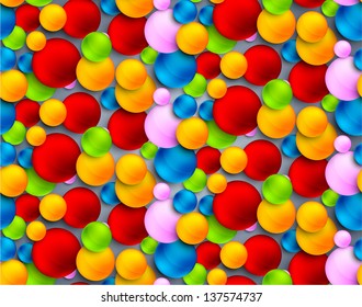 Abstract background with colorful circles