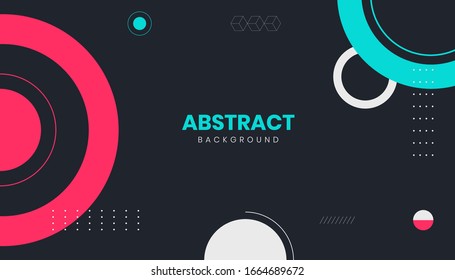 Abstract Background With Colorful Circles