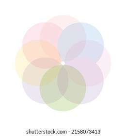 abstract background with colorful circles