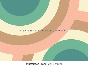 abstract background with colorful circles