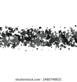 Abstract background with colorful circles.