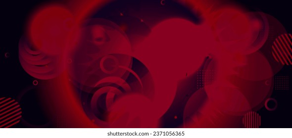 Abstract background with colorful circles and geometric elements,Modern abstract  shapes design.