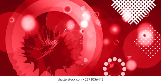 Abstract background with colorful circles and geometric elements,Modern abstract  shapes design.