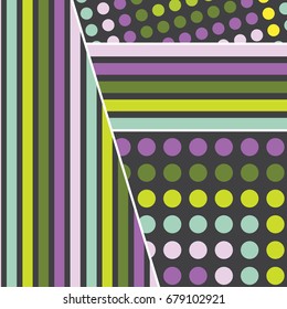 Abstract background with colorful circles and lines