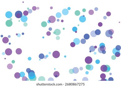Abstract background with colorful circles on white backdrop for modern design or creative presentation template vibrant and playful illustration