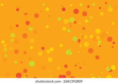 Fondo Abstractas de círculos coloridos en la superficie anaranjada Concepto de diseño moderno para proyectos creativos y presentaciones