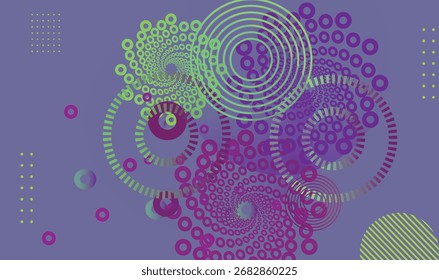 Abstract background with colorful circles , shapes and dots. Vector illustration for your design. Eps10