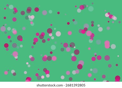 Fondo Abstractas de Formas circulares coloridas en lienzo verde menta Plantilla de diseño moderno con Elementos geométricos Ideal para presentaciones y proyectos creativos