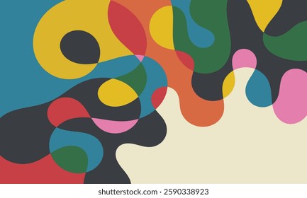 Abstract background colorful combination for presentation background, poster, and flyer 2025