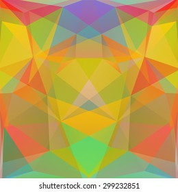 abstract background colorful consisting of triangles