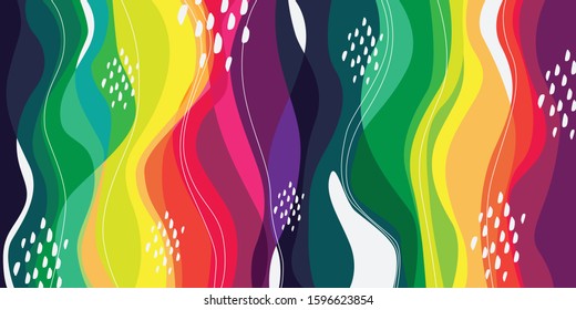 Abstract Background with colorful and creative for banner, wallpaper, print, decoration etc.