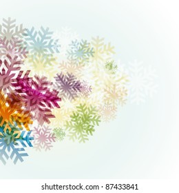 abstract background with colorful crystal