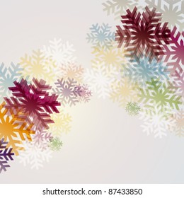 abstract background with colorful crystal