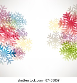 abstract background with colorful crystal
