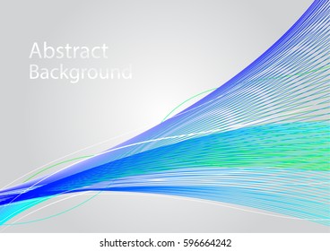 Abstract background, colorful curve 