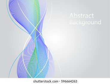 Abstract background, colorful curve 
