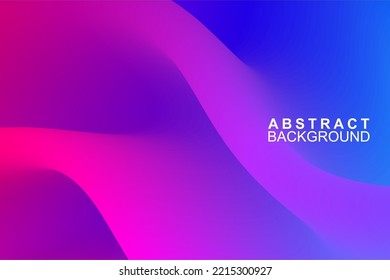 Abstract background colorful curved and fluid style, vector illustration