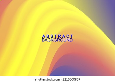 Abstract background colorful curved and fluid style, vector illustration