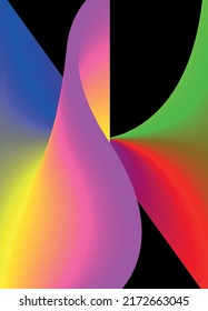 Abstract background colorful design illustration 