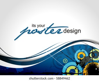 Abstract background with colorful design for text project used, vector illustration.