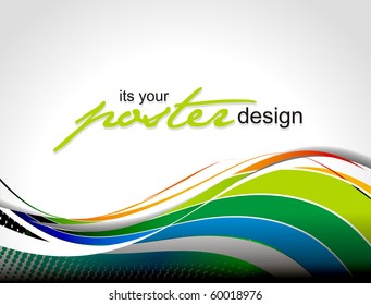 Abstract background with colorful design for text project used, vector illustration.