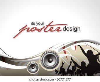 Abstract background with colorful design for text project used, vector illustration.