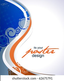 Abstract background with colorful design for text project used, vector illustration.