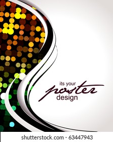 Abstract background with colorful design for text project used, vector illustration.