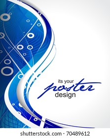 Abstract background with colorful design for text project used, vector illustration.