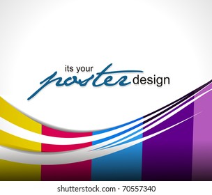 Abstract background with colorful design for text project used, vector illustration.