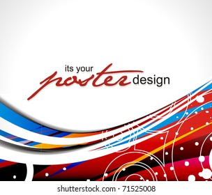 Abstract background with colorful design for text project used, vector illustration.
