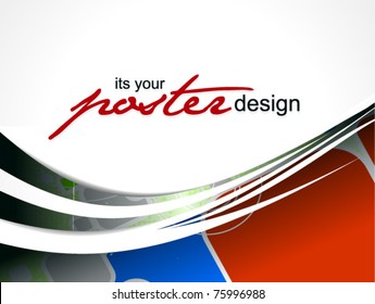 Abstract background with colorful design for text project used, vector illustration.