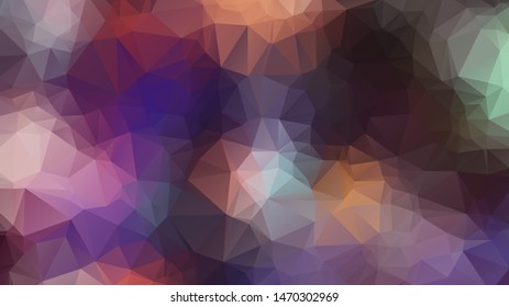 Abstract background. Colorful abstract background for design. Vector template pattern. Geometric triangular mosaic colors of the sea and sand sky. vector illustration frame