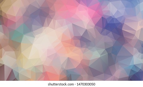Abstract background. Colorful abstract background for design. Vector template pattern. Geometric triangular mosaic colors of the sea and sand sky. vector illustration frame