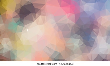 Abstract background. Colorful abstract background for design. Vector template pattern. Geometric triangular mosaic colors of the sea and sand sky. vector illustration frame