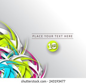 Abstract Background with colorful design vector background.