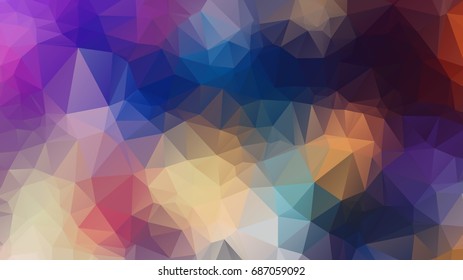 Abstract background. Colorful abstract background for design. Vector template pattern. Geometric triangular mosaic
