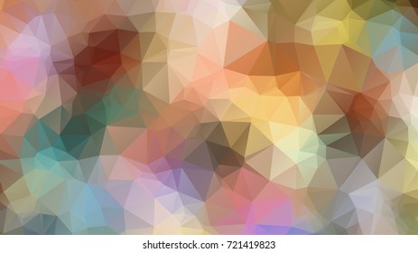 Abstract background. Colorful abstract background for design. Vector template pattern. Geometric triangular mosaic colors of the sea and sand sky. vector illustration frame