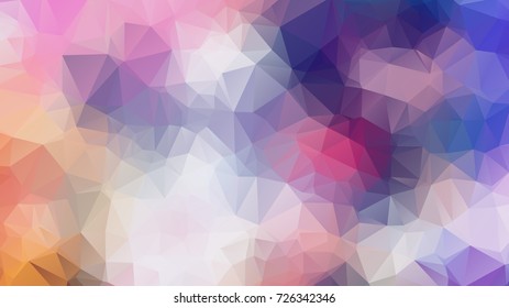 Abstract background. Colorful abstract background for design. Vector template pattern. Geometric triangular mosaic colors of the sea and sand sky. vector illustration frame