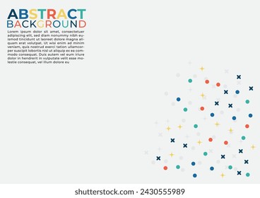 fondo abstracto con círculos de puntos coloridos