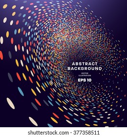 Abstract Background with Colorful Dots