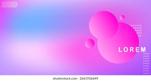 abstract background with colorful dots and bubbles, vector illustration