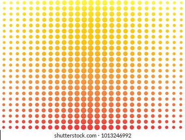 Abstract background with colorful dots, pop art style. Vector illustration