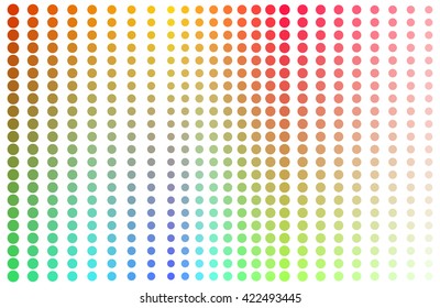 Abstract background with colorful dots and spots. Vector image.